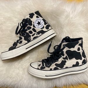 Custom Cow Print Converse!